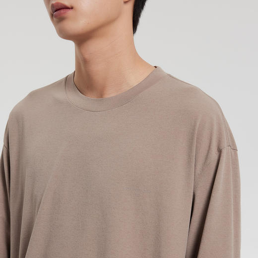 MODE COMMUTER | MC速干针织排汗轻量速干字母印花长袖T恤 商品图4