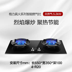 GREE格力 天然气燃气灶 烈焰爆炒 聚热节能 JZT-QS17B 黑色