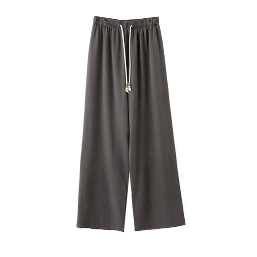 减龄多巴胺阔腿裤女春季新款抽绳高腰休闲裤2026小个子拖地长裤子   NDK-J2558 商品图4