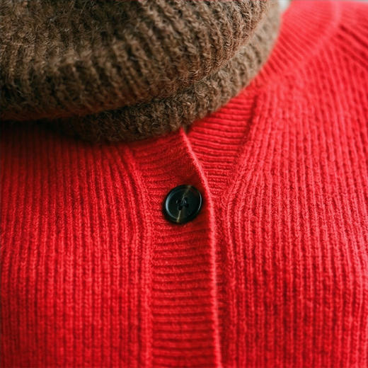 PALUOPO/PL小V领女开衫ET23228R/约重360g帕罗 商品图2