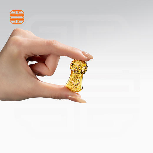 玺匠金铺《瑞兽纳福》足金9999 黄金吊坠项链生日礼物 商品图7