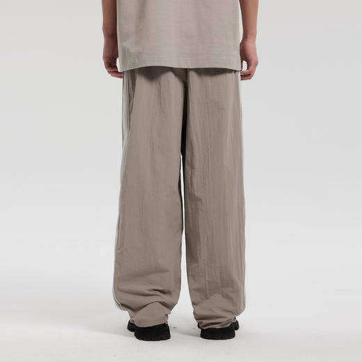 MODE COMMUTER | MC阔腿梭织长裤皱感面料梭织长裤MCF102079A 商品图4