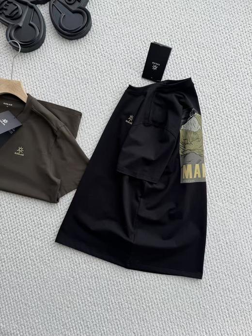 点此购买 凯乐石春夏季男女款马卡鲁峰印花户外机能短袖T恤 tuo 341380 商品图11