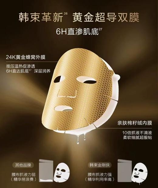 韩束黄金蜂窝肌肽紧致抚纹面膜 商品图1