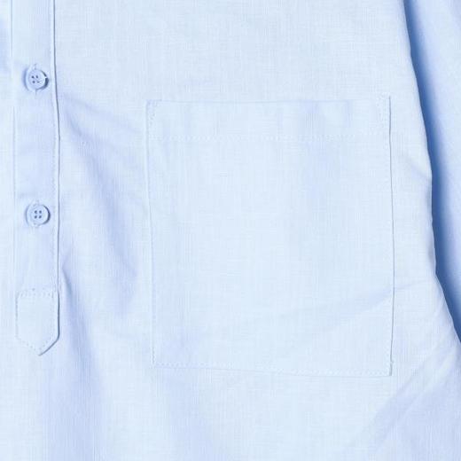 SDSA男装2026新款高贵轻奢宽松慵懒亨利领衬衫通勤百搭套头上衣 商品图2