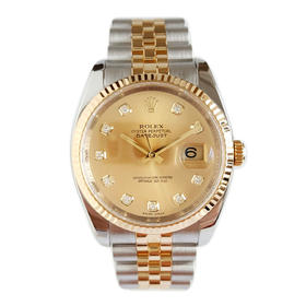 【95新】ROLEX劳力士116233瑞士天文台认证自动机械日期显示36mm（中性款）日志系列  蚝式钢/18k黄金表圈270226NJS11