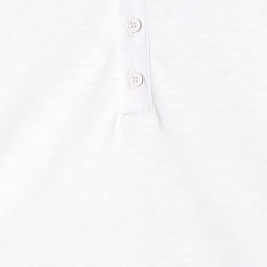 88057SDSA男装2026新款高贵轻奢韩版纯色百搭透气半纽扣圆领长袖T恤潮 商品图3