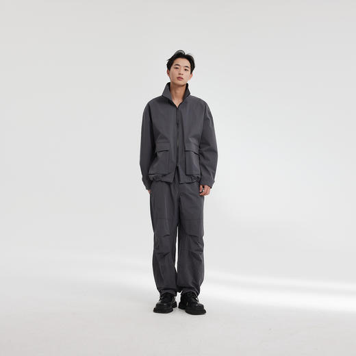 MODE COMMUTER | MC春季条感纹理梭织轻工装立领夹克MCF121059A 商品图2