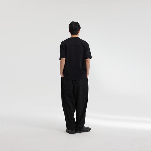 MODE COMMUTER | MC全棉优质精纺棉纱圆领短袖T恤MCF144048B 商品图2