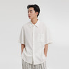 MODE COMMUTER | MC不潮品莱赛尔编织分割纹理翻领短袖衬衫 商品缩略图2