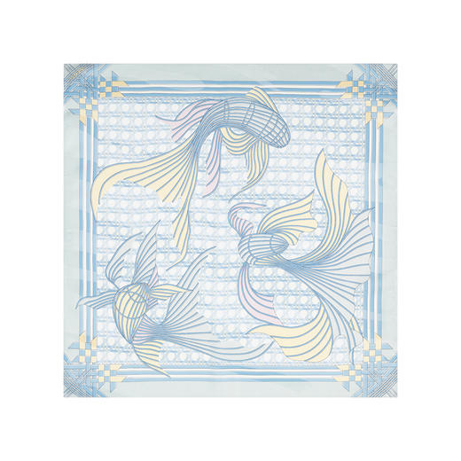 万事利双面印花中方巾-锦程 商品图5