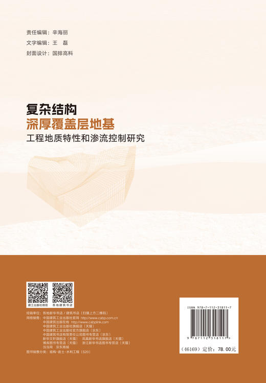 复杂结构深厚覆盖层地基工程地质特性和渗流控制研究 商品图1