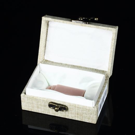 孤品17888云南粉冻如意钮小方章硬笔落款章1.4*1.4*4.5cm 商品图4