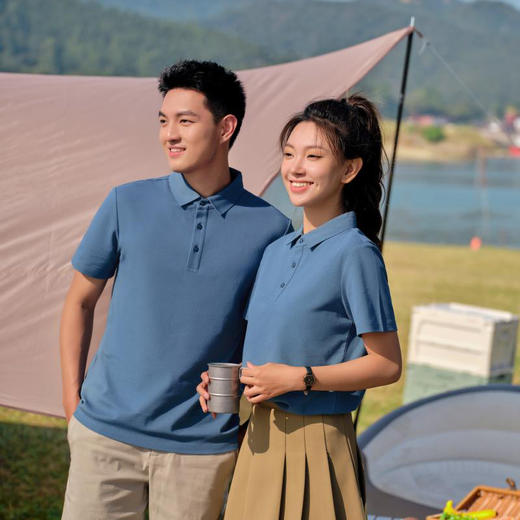 230g重磅凉感索罗娜polo衫短袖翻领上衣  XYD-6100 商品图2