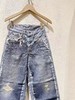 女款做旧牛仔裤长裤la001 商品缩略图2