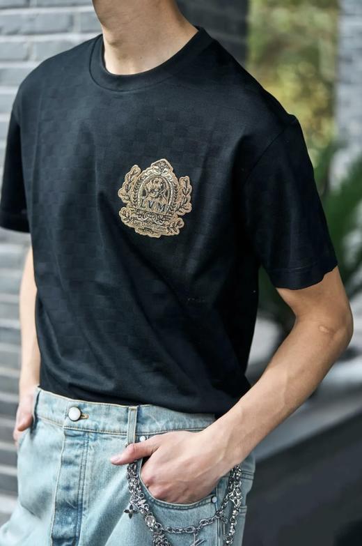 驴家25ss小狗金线徽章短袖T恤（DY） 商品图5