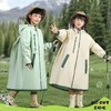 【安全守护❗️户外童趣儿童雨衣】宽松版型易穿脱，适合各种大书包，宽下摆不湿裤脚，全包裹遮雨，男童女孩全身防水，小学生幼儿园带书包位雨披书包专用L 商品缩略图1