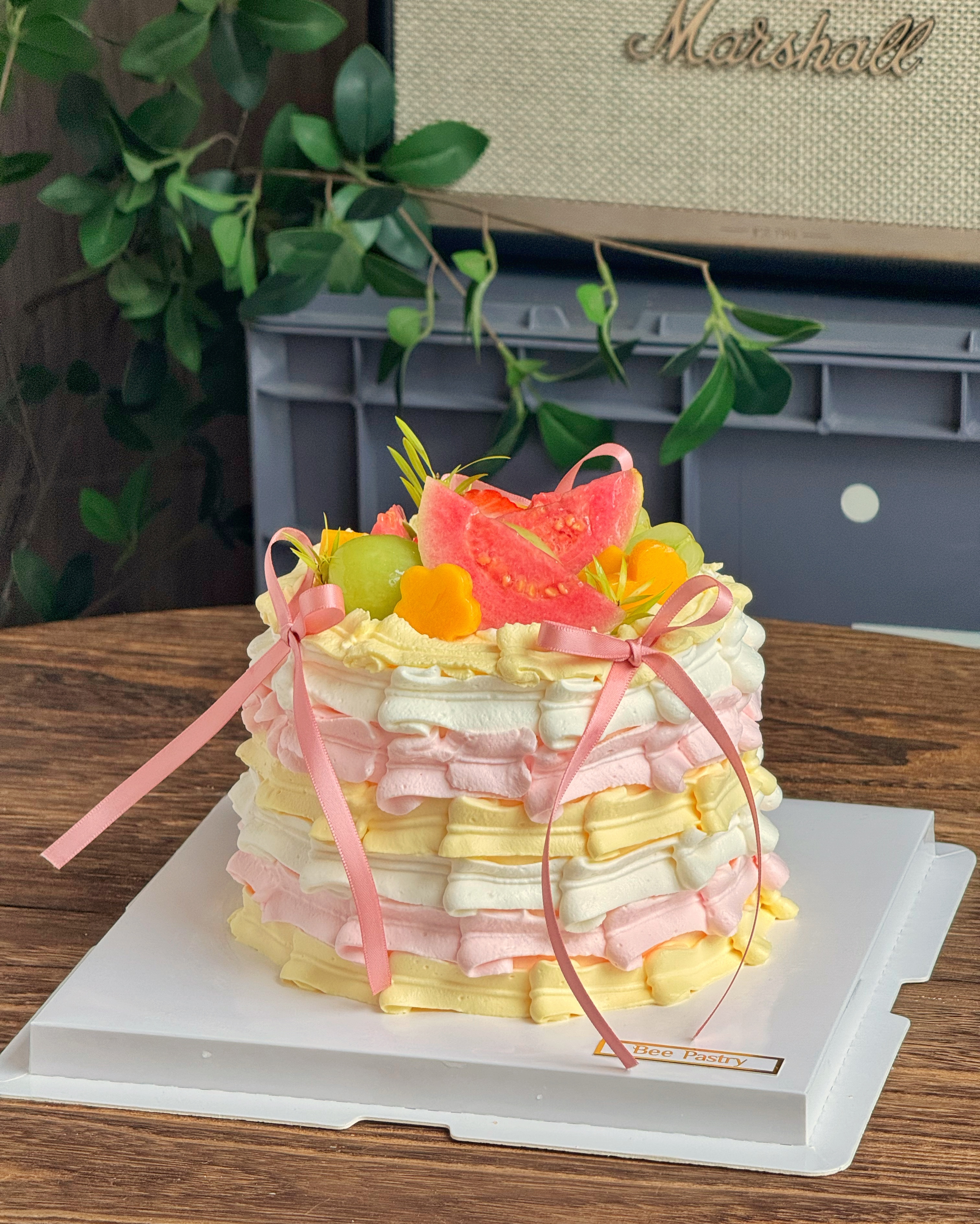 芭乐青提蛋糕 梯形  