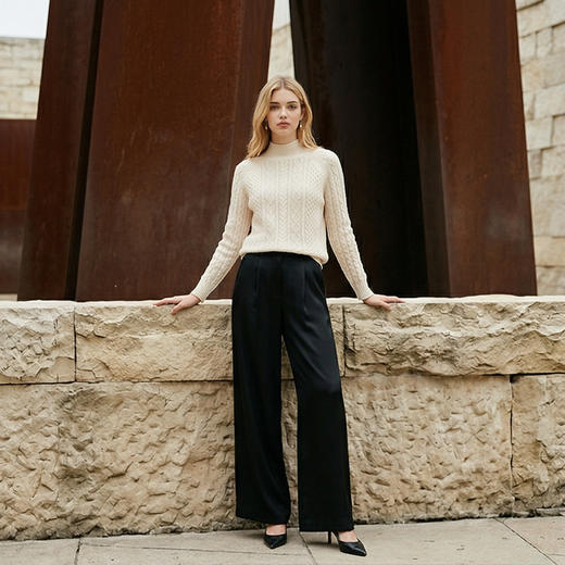 PALUOPO/PL半高领女衫ET20067R-B/约重340g帕罗 商品图10