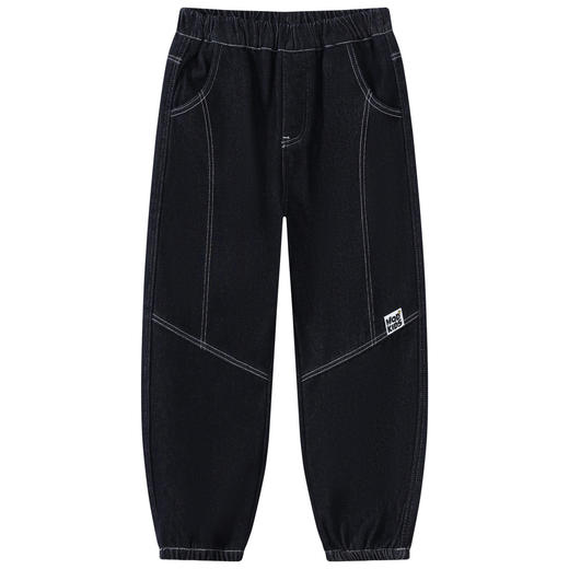 【MQD】童装男大童26春季新款儿童学院风休闲百搭学院潮酷牛仔裤 商品图4