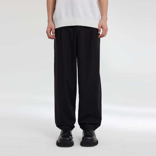 MODE COMMUTER | MC亲肤斜纹挺括梭织微弹高密锥型长裤 商品图3