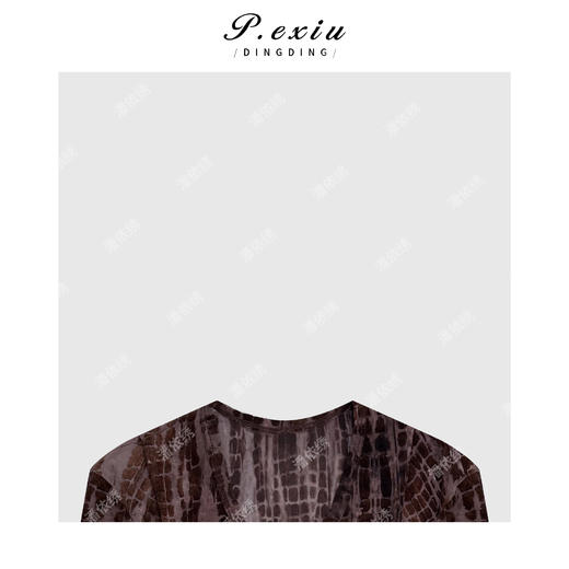 03-2潘依绣丁丁宠粉气质修身显瘦上衣Q17263 商品图2