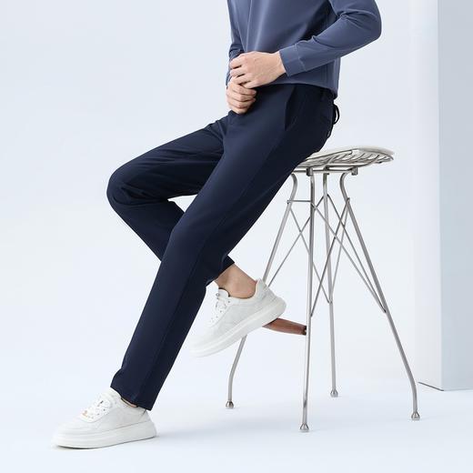 柒牌男士2026春季新款时尚潮流男装修身休闲裤通勤梭织长裤子 129H73170 商品图1