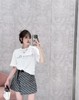 迪奥 25SS字母标识印花短袖T恤 白色  男女同款（DY） 商品缩略图5