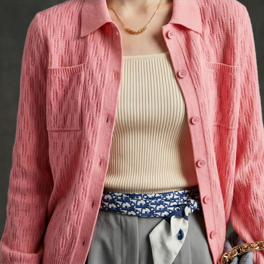 PALUOPO/PLT恤领女开衫E21877-C/约重290g帕罗 商品图7