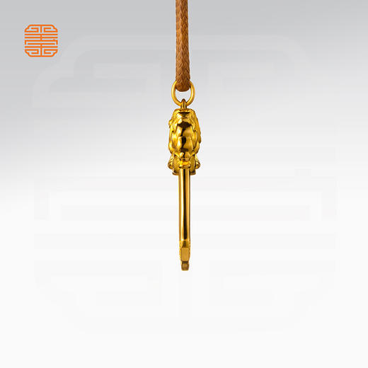 玺匠金铺《瑞兽纳福》足金9999 黄金吊坠项链生日礼物 商品图2