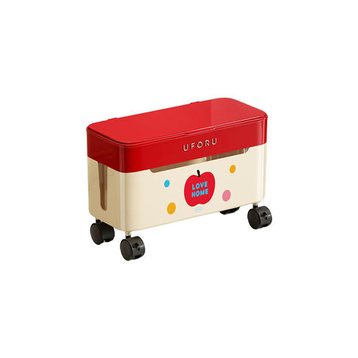 【告别杂乱！让生活充满仪式感】 排插收纳盒 家用客厅多功能可移动桌面整理盒 双层充电线数据线收纳盒 商品图3