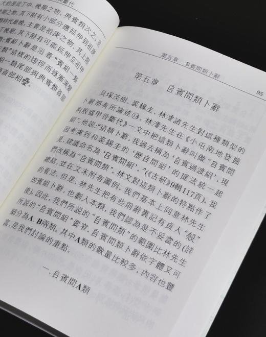 【现货捡漏】《殷墟王卜辞的分类与断代》，黄天树著，25开，平装，380页，文津出版社1991年初版，印数500册。售价88元。 商品图9