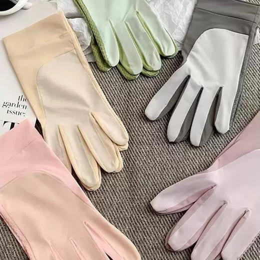 蕉下凉感防晒手套AL360橡灰米F码均码 商品图0