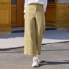 半身缘女裤 春季显瘦亲肤舒适九分直筒裤261102U30320200 商品缩略图0