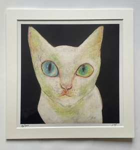 喵内版画 静待猫bj