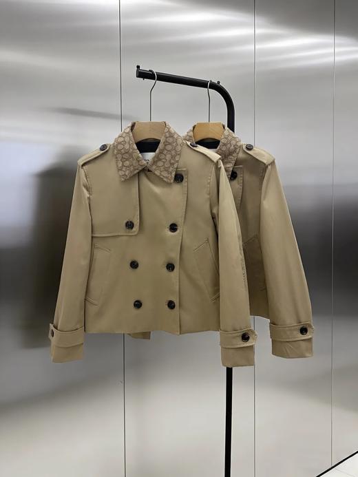 【maxwm1】春新款！女士经典时尚短款巴恩风风衣外套！！ 商品图1