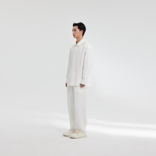 MODE COMMUTER | MC春季柔软清透抗皱绣花休闲长袖衬衫MCF103038A 商品图1