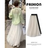 【💚把春天穿在身上69/件】网纱蓬蓬裙女夏季2026新款白色半身裙小个子高腰垂感a字雪纺长裙聚★为爱严选★为爱严选 商品缩略图0