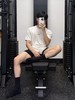 正品订单出口外贸单子！欧克利 oakley 高弹速干短袖，出口订单，轻薄款纯色基础硅胶印花弹力速干短袖男女款 商品缩略图4