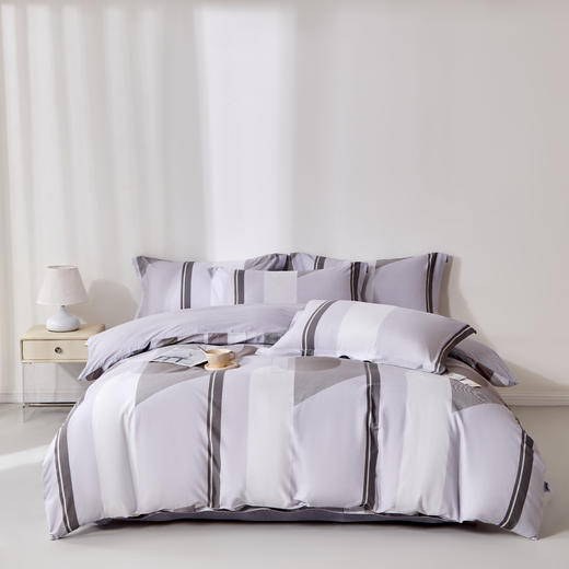 多喜爱 全棉斜纹印花套件四件套 花漾纪/风吟棉语/丁香雨露/绿嘢/卡皮巴拉【甄选新疆棉】【芬纳诺抗菌】【AB版设计】【宽边枕袋】柔软亲肤 吸湿透气 耐洗耐磨 不易褪色 商品图14