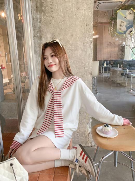 <曾小咸推荐>3.9现货秒杀 ！微信超特价！韩系格子拼接卫衣（送披肩） 日常189.99 立减100 秒杀89.99！！短裙 日常139.99 立减80 秒杀59.99！！ 商品图7