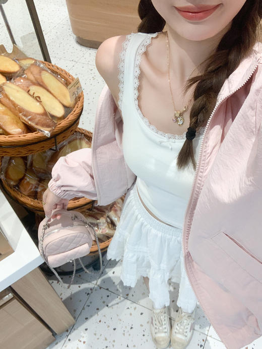 <曾小咸推荐>3.9现货秒杀 ！微信超特价！韩系立领防晒外套 日常249.99 立减140 秒杀109.99！！ 商品图9