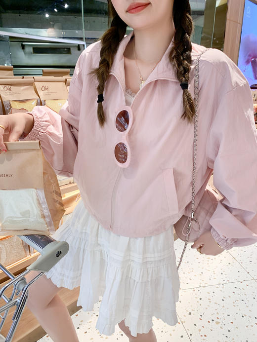 <曾小咸推荐>3.9现货秒杀 ！微信超特价！韩系立领防晒外套 日常249.99 立减140 秒杀109.99！！ 商品图8