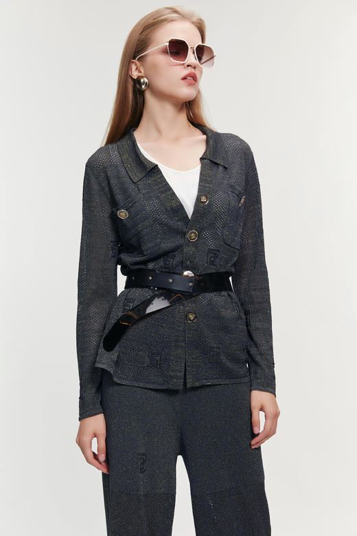 SAFICOO  松弛老钱 轻奢香风感的针织外套 商品图2