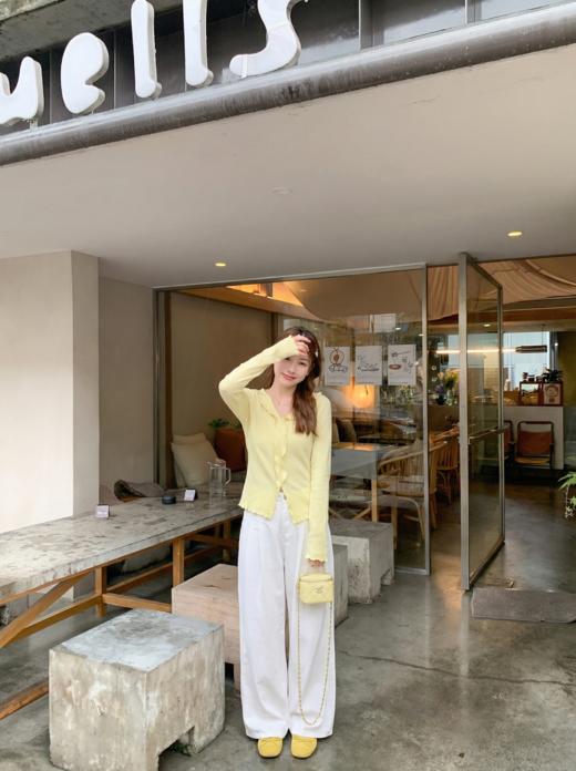 <曾小咸推荐>3.9现货秒杀 ！微信超特价！黄色木耳边针织衫 日常169.99 立减90 秒杀79.99！！ 商品图6