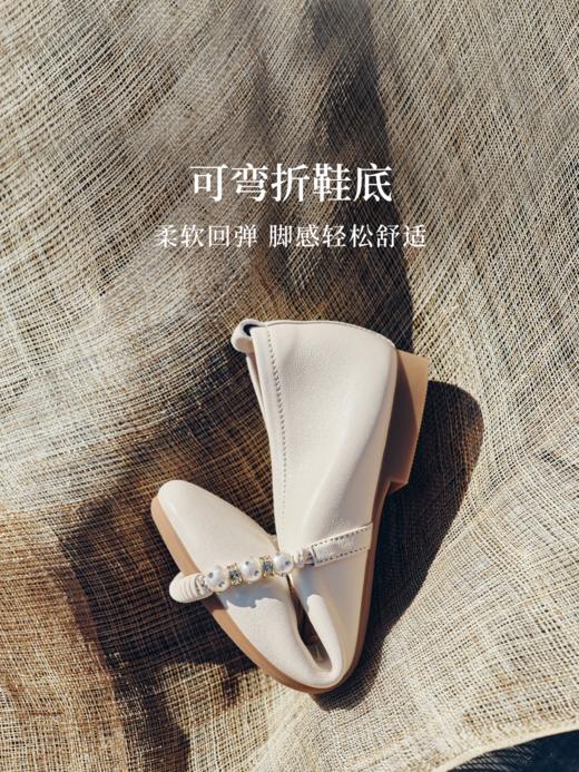 BF楼 森达玛丽珍2026新款软羊皮平底浅口单鞋XYB01吊牌价859活动价399 商品图4