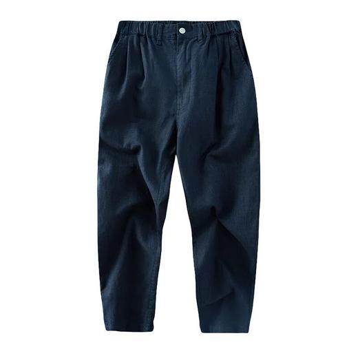 夏季新品男士麻裤工装裤80%苎麻+20%棉 商品图4