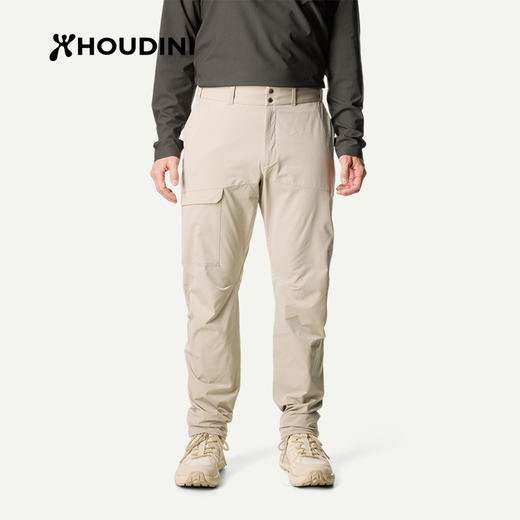 HOUDINI胡丁尼 Go Pants 走起 第二代男户外轻薄抗撕裂徒步登山软壳长裤 860086 商品图0