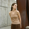 【咕咕同款】KINGDEER/KD25春夏新款气质时尚休闲圆领羊绒吊带背心 约85g L805693经典基本款/气质款/100%山羊绒鹿王 商品缩略图11