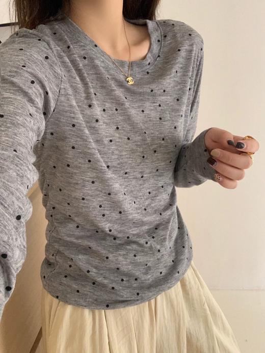 波点圆领长袖-纪念日百货门店同款169793093 商品图0